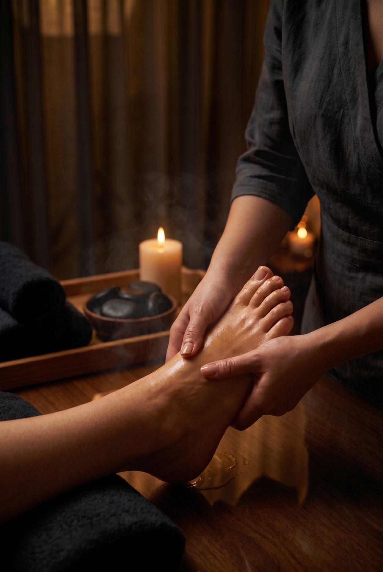 Massage des Pieds